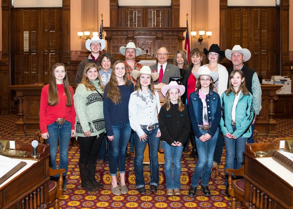 Bartow County Saddle Club visit State Capitol WBHF