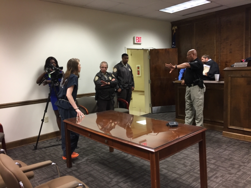 A woman charged with felony murder appears before Magistrate Judge ...