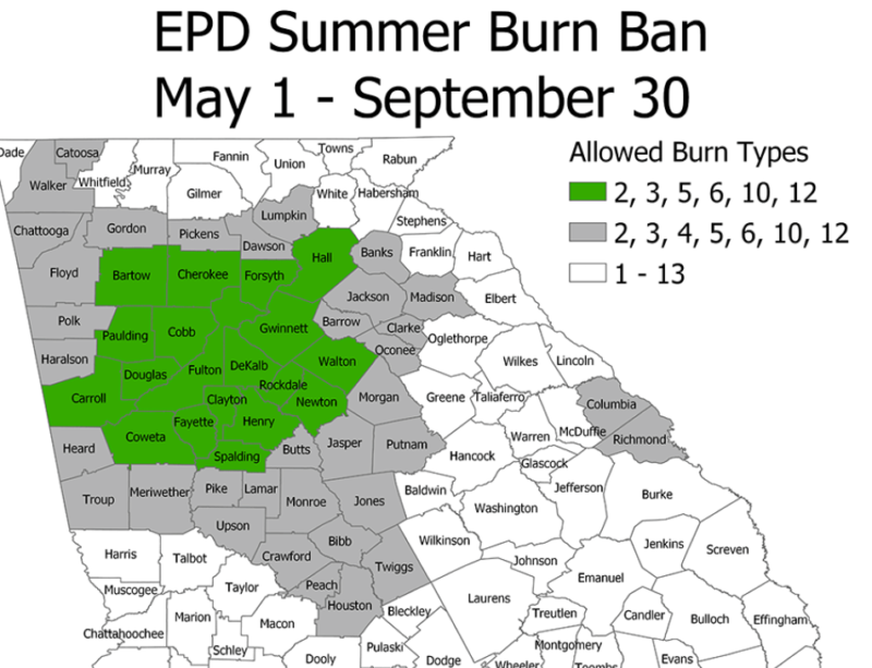 The EPD Announces Annual Ban on Open Burning WBHF